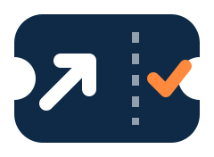Visa Flight Pass ticket icon
